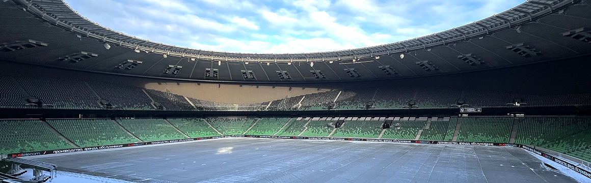 Производство, поставка и монтаж светодиодного спортивного периметра для ФК «Краснодар», соответствующего Техническим регламентам Лиги Чемпионов УЕФА и Российской Премьер-Лиги