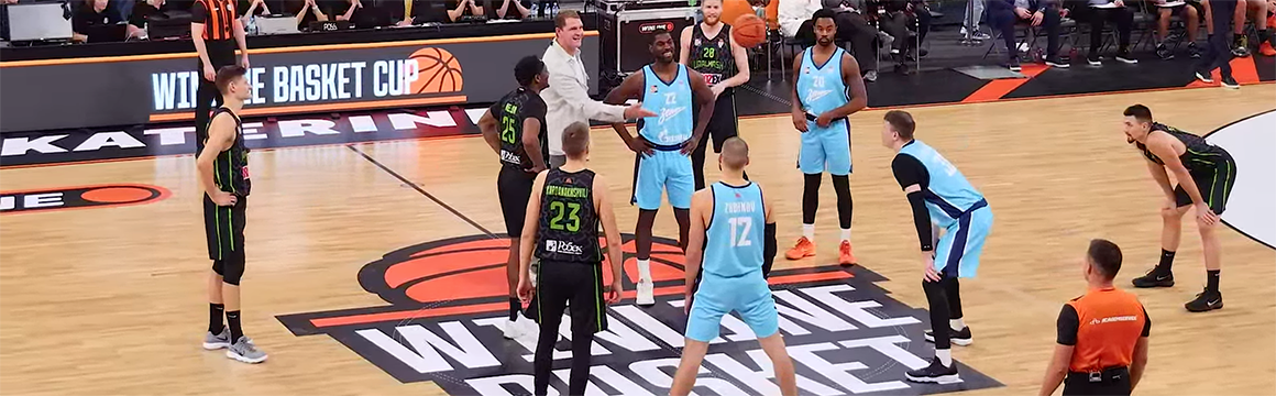 Производство и поставка светодиодного спортивного периметра и светодиодных тумб по заказу Единой Лиги ВТБ для проведения матчей Winline Basket Cup