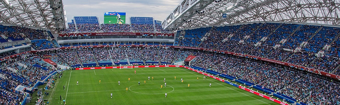 Техническое обеспечение работы светодиодного периметра на стадионе «Фишт» во время матча 9-го тура Российской Премьер-Лиги между ФК «Сочи» и ФК «Локомотив» 